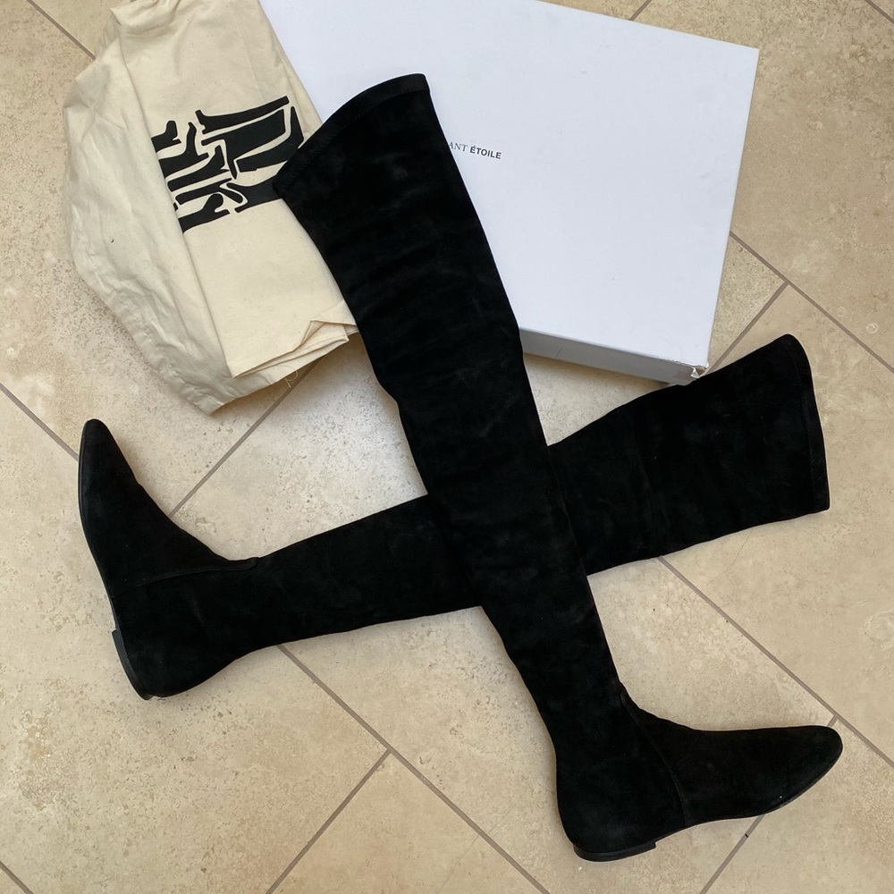 Isabel Marant Brenna Suede over the knee boots